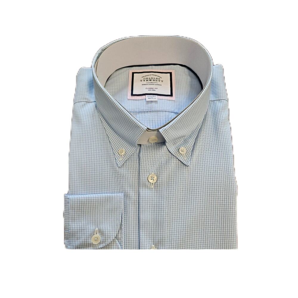 Charles Tyrwhitt Non‑Iron Dress Shirt – Classic Fit – NWT